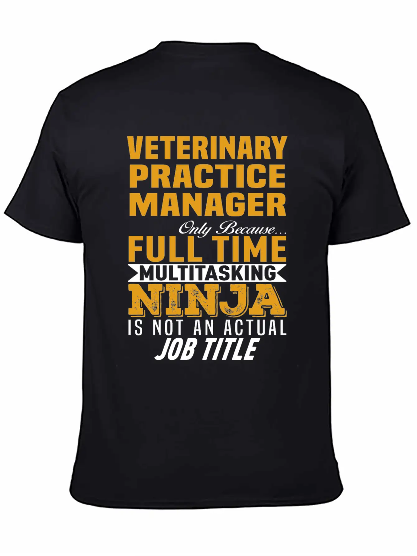 Veterinary Practice Manager Breathable Soft Cotton T-Shirt – Timeless Casual Look