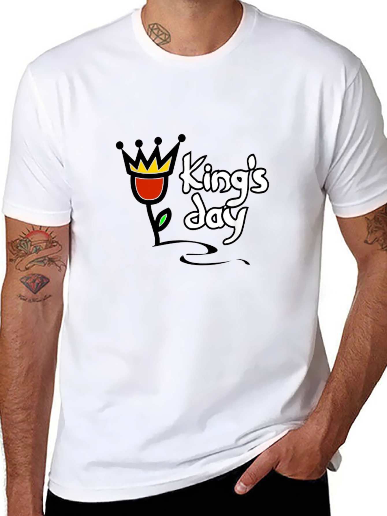 Kings Day Graphic T-Shirt - Black