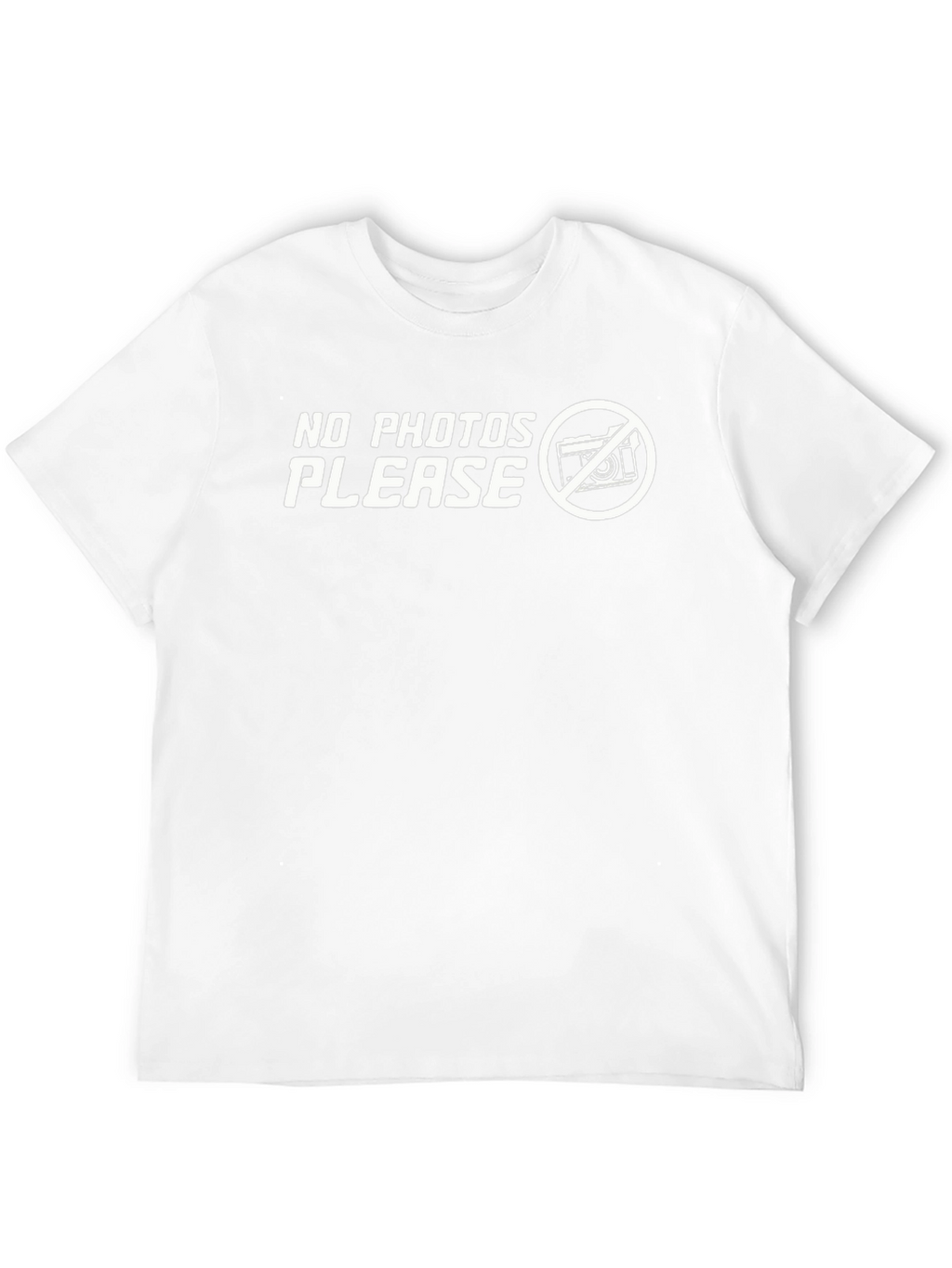 No Photos Please Graphic T-Shirt