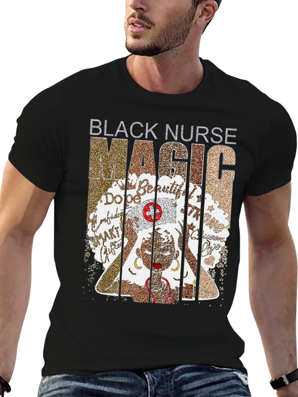 Black Nurse Magic T-Shirt