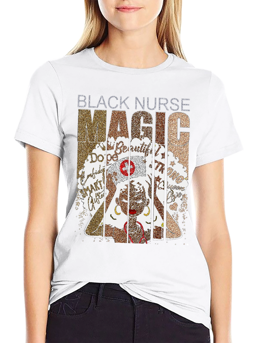 Black Nurse Magic T-Shirt