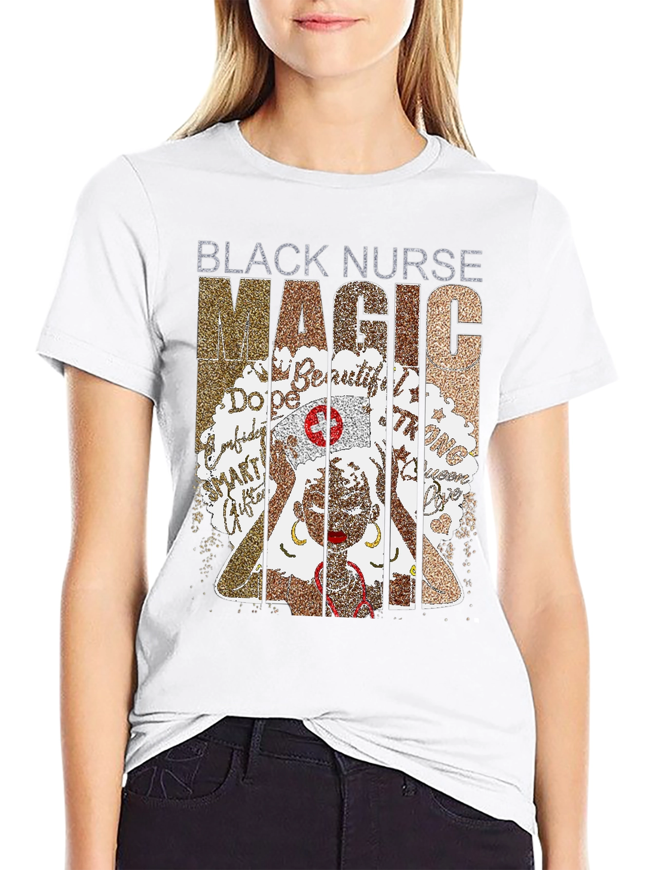 Black Nurse Magic T-Shirt