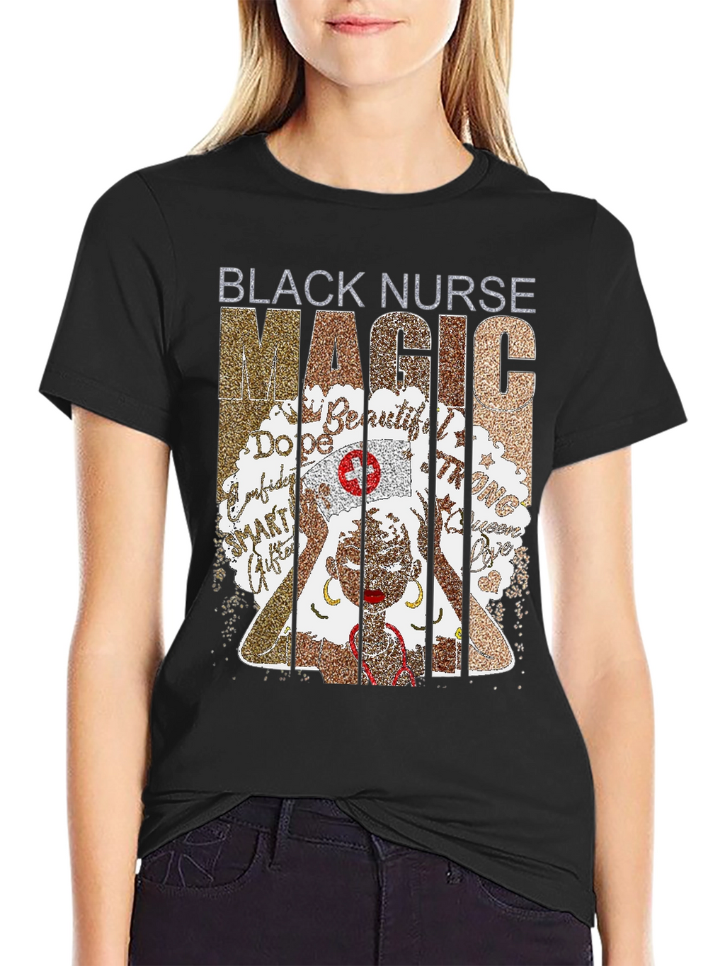 Black Nurse Magic T-Shirt
