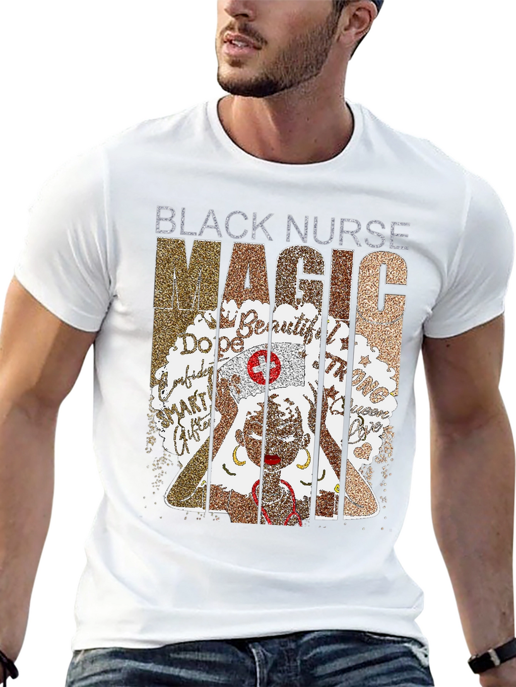 Black Nurse Magic T-Shirt