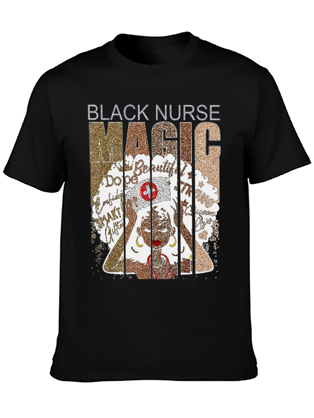 Black Nurse Magic T-Shirt