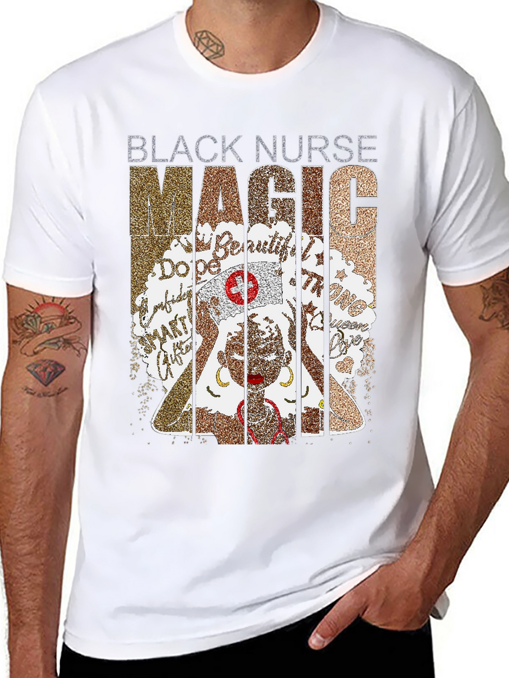 Black Nurse Magic T-Shirt