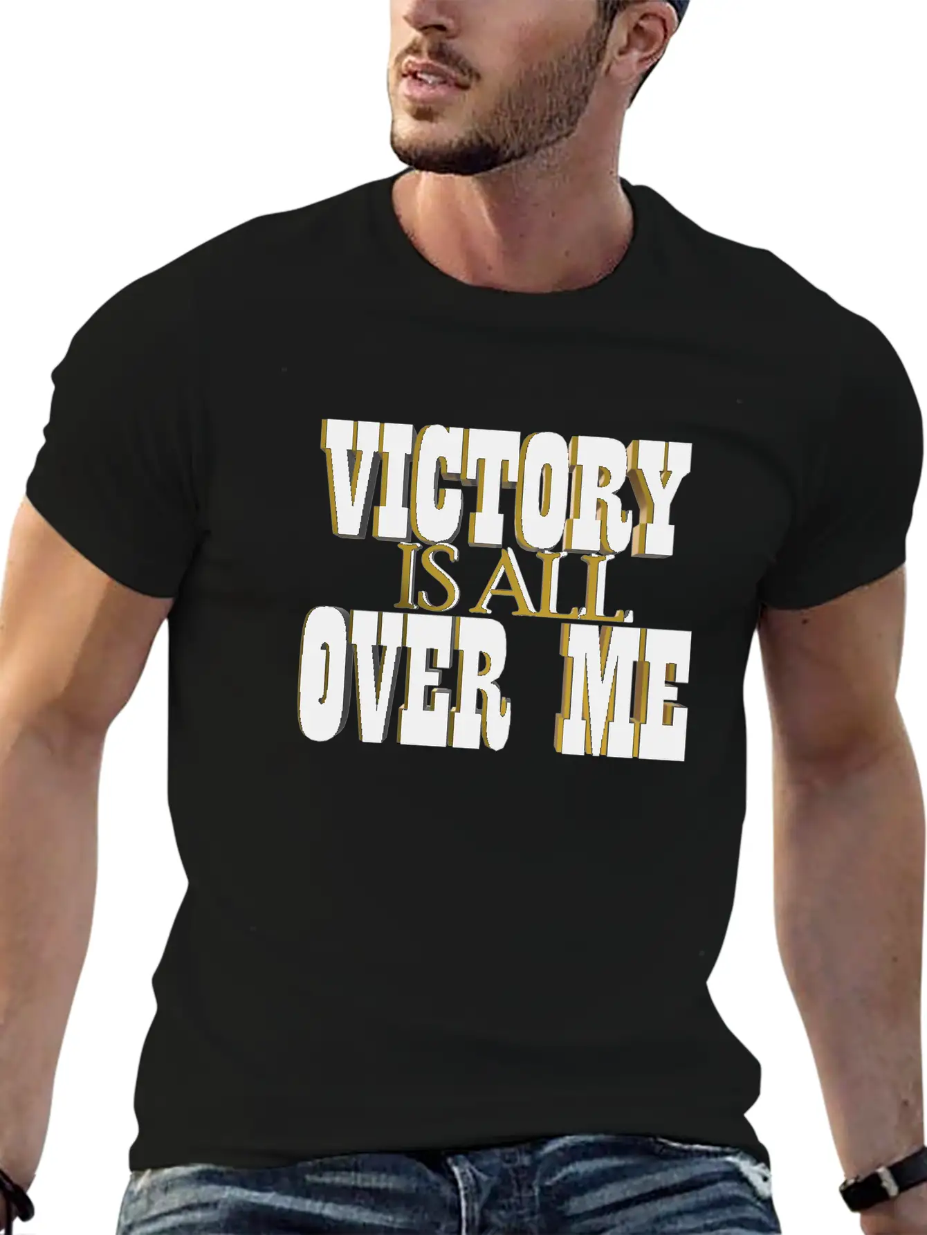 VICTORY Essential Cotton Tee For Daily Outfits – Unisex Style
