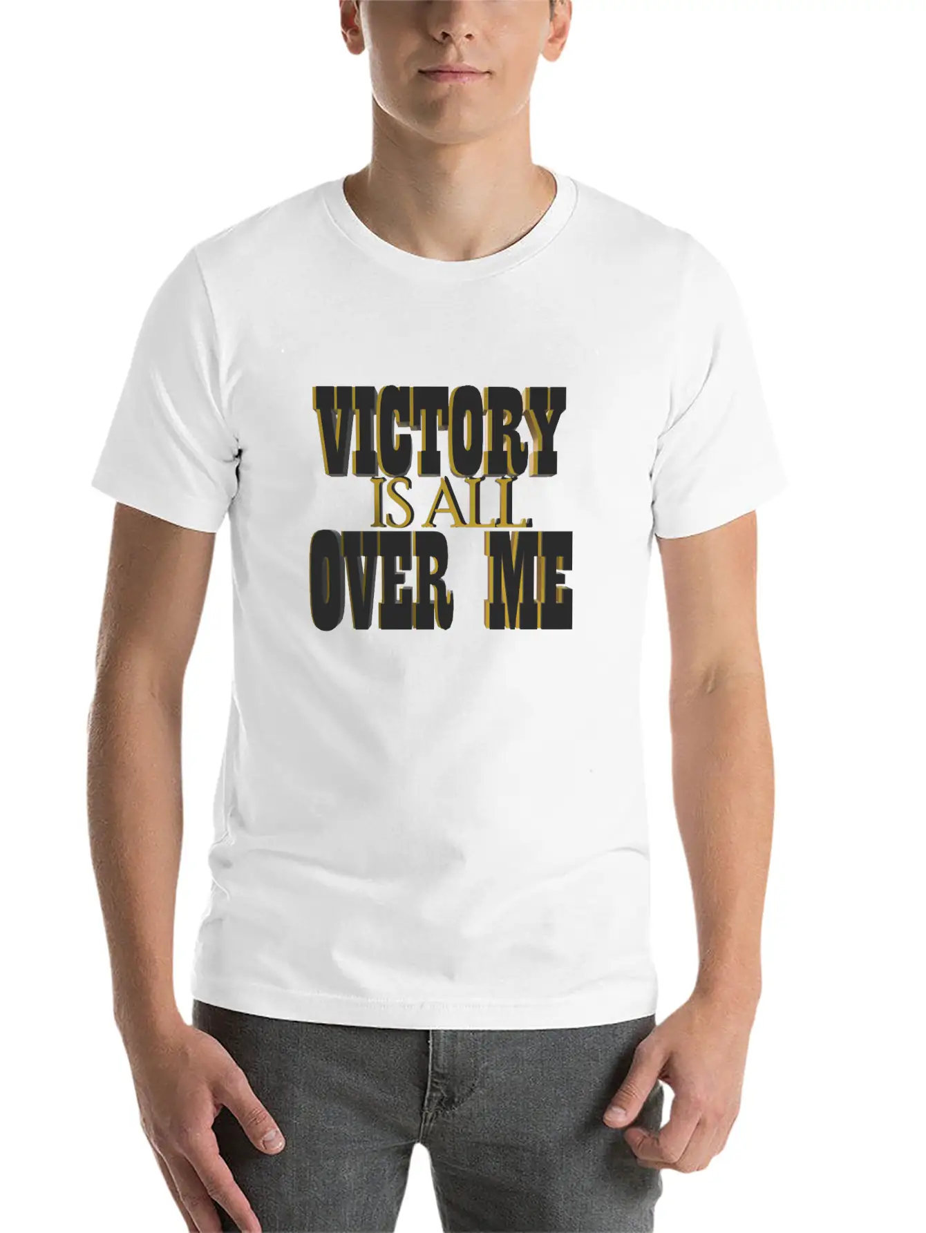 VICTORY Essential Cotton Tee For Daily Outfits – Unisex Style