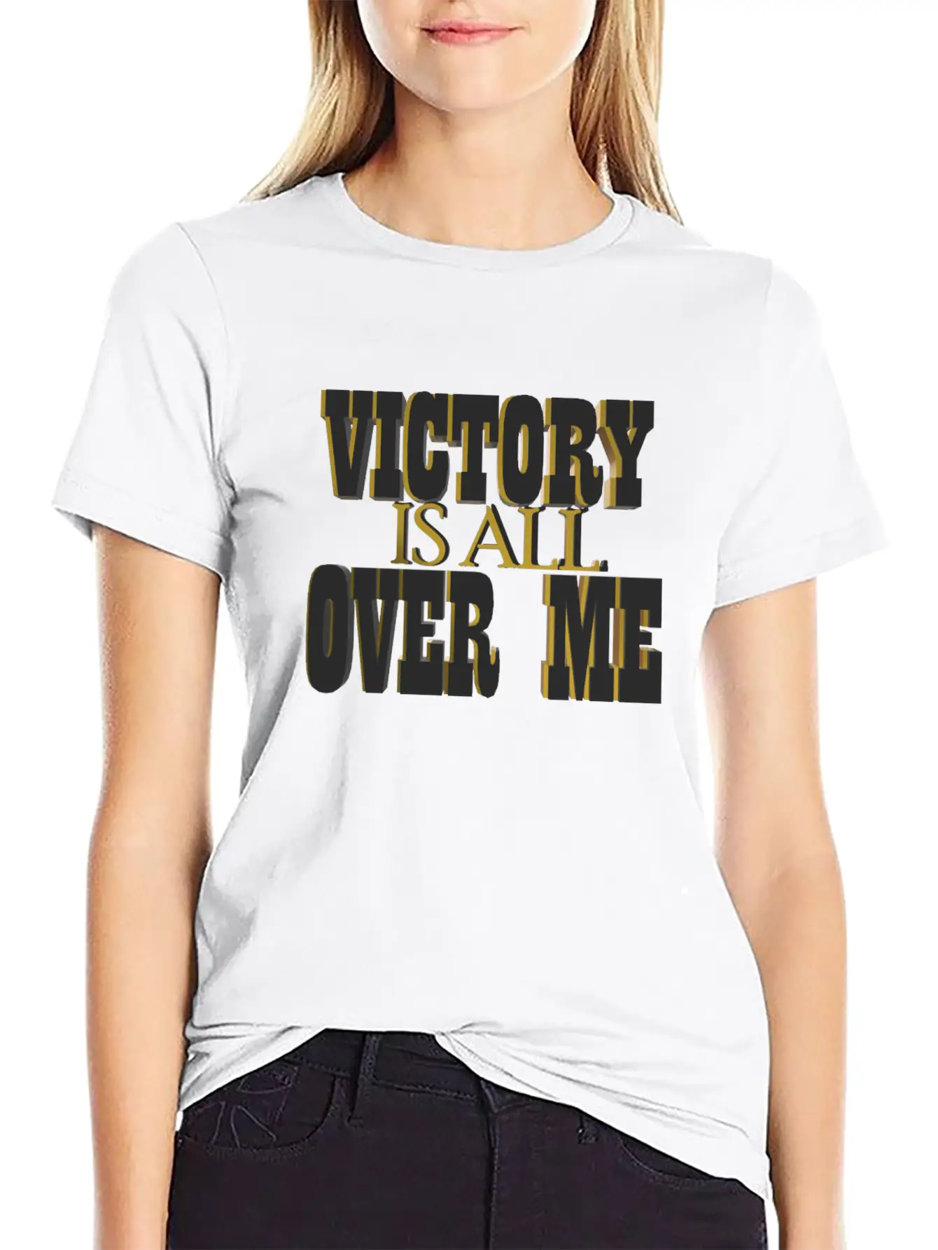 VICTORY Essential Cotton Tee For Daily Outfits – Unisex Style