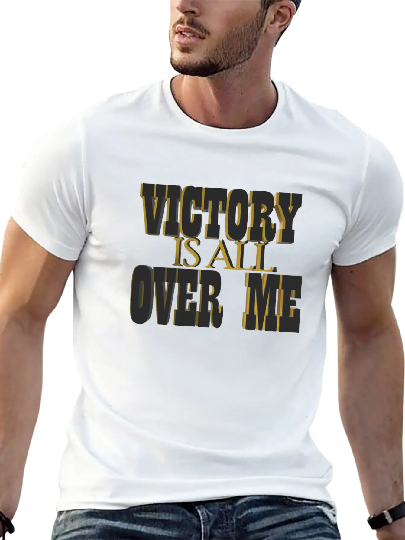VICTORY Essential Cotton Tee For Daily Outfits – Unisex Style