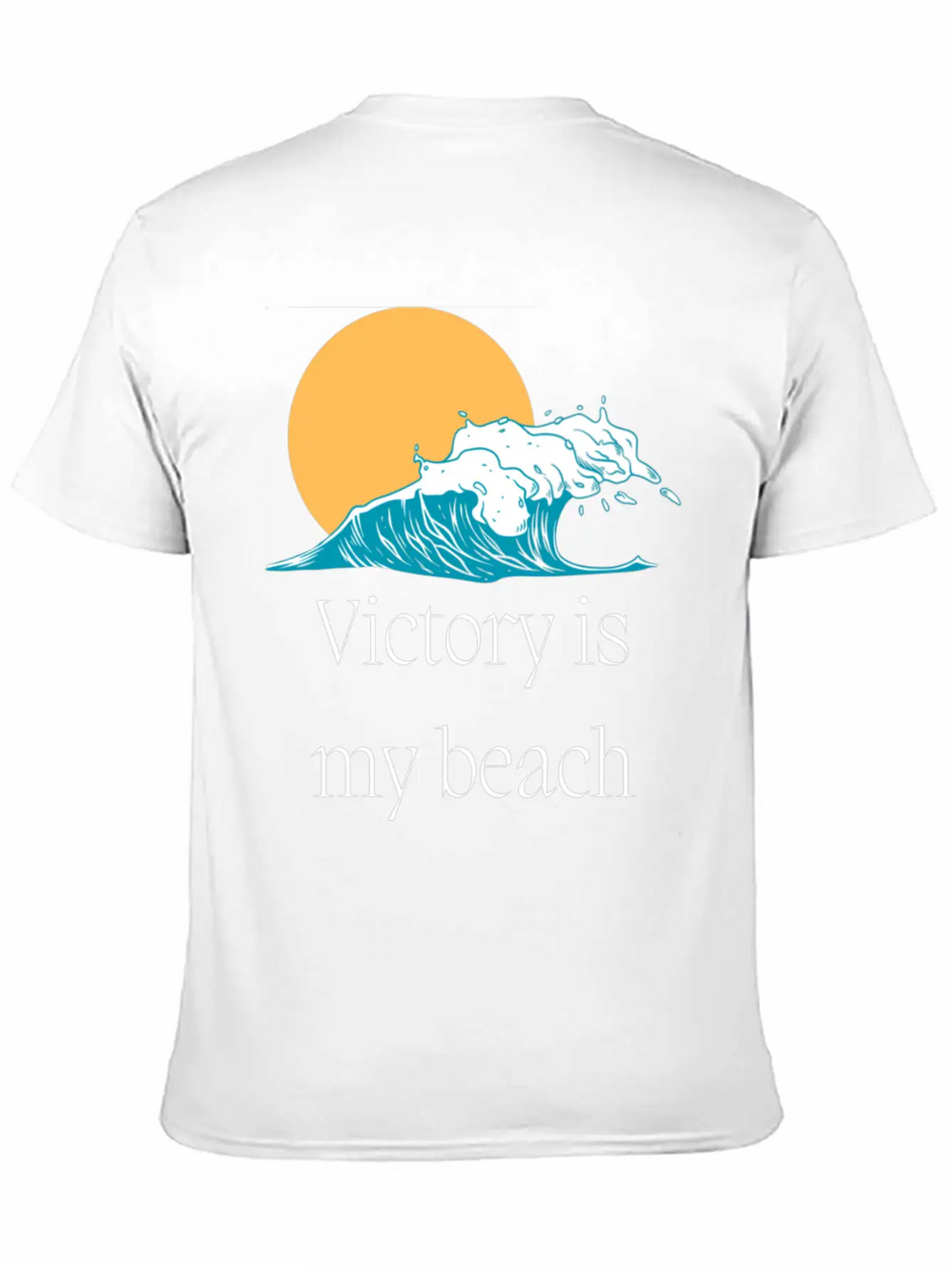 Victory Is My Beach Breathable Graphic T-Shirt – Perfect For Casual Days