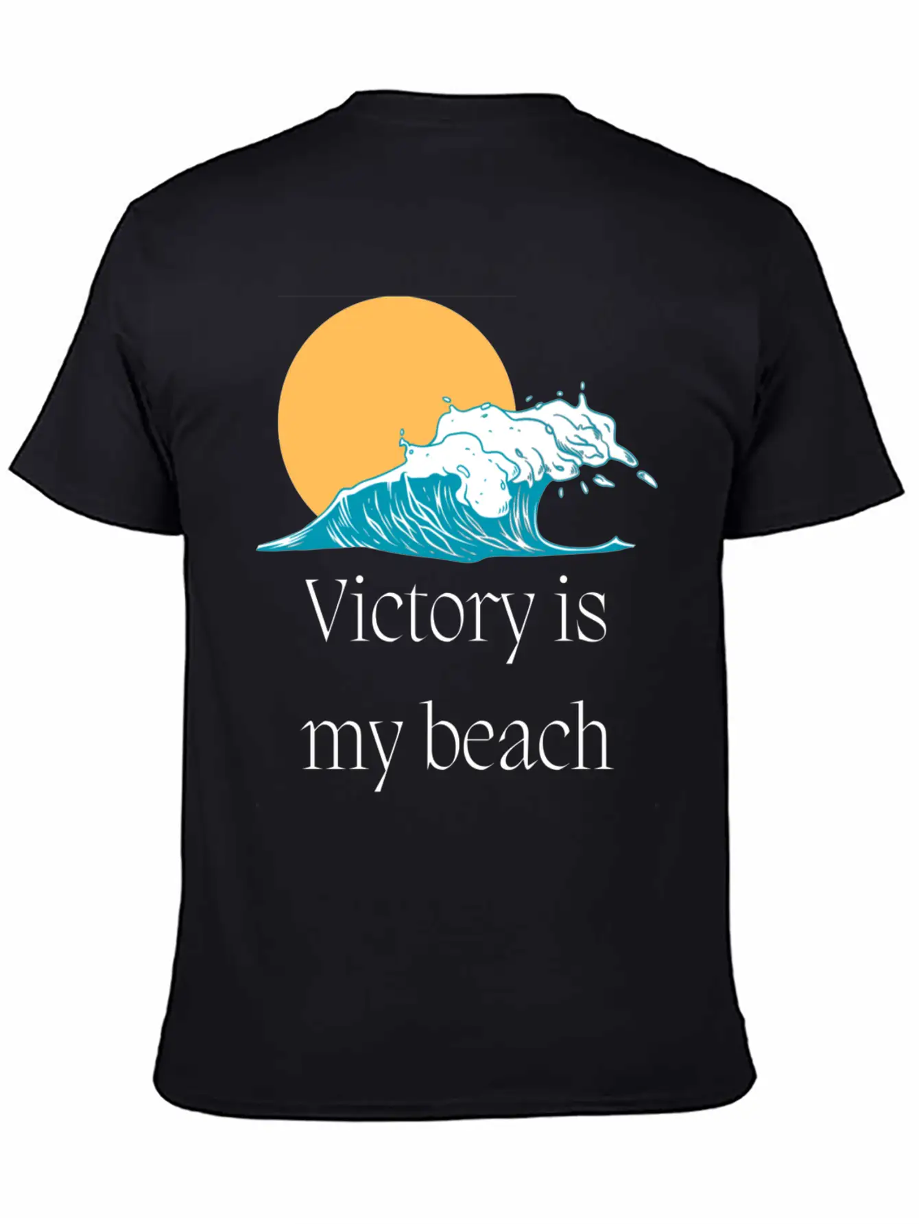 Victory Is My Beach Breathable Graphic T-Shirt – Perfect For Casual Days