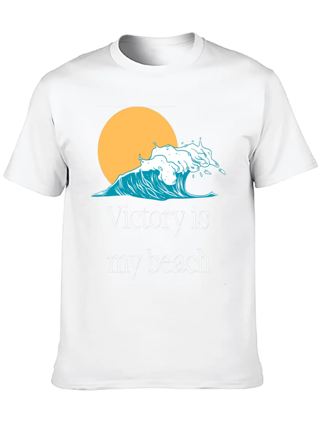 Victory Is My Beach Breathable Graphic T-Shirt – Perfect For Casual Days
