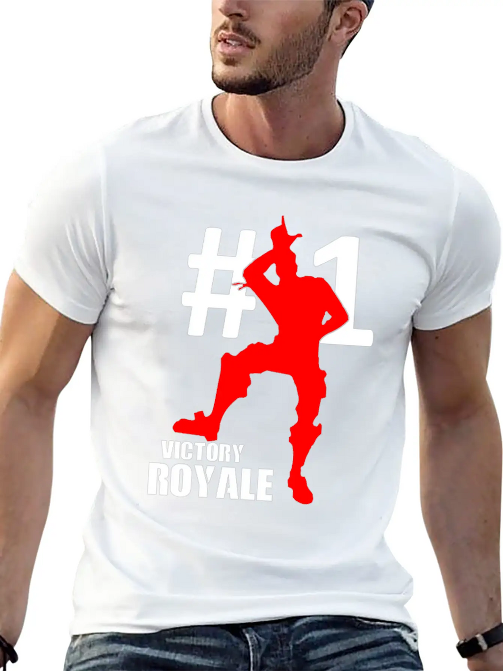 Victory Royale Battle Gaming Unisex Short Sleeve Soft Cotton T-Shirt – Casual Everyday Wear