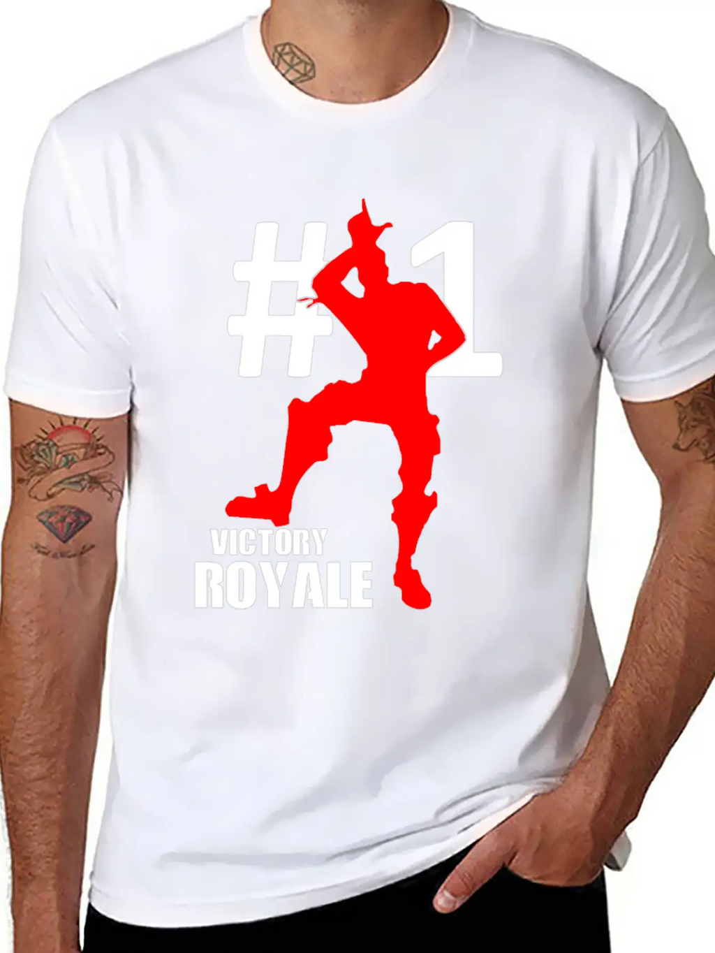 Victory Royale Battle Gaming Unisex Short Sleeve Soft Cotton T-Shirt – Casual Everyday Wear
