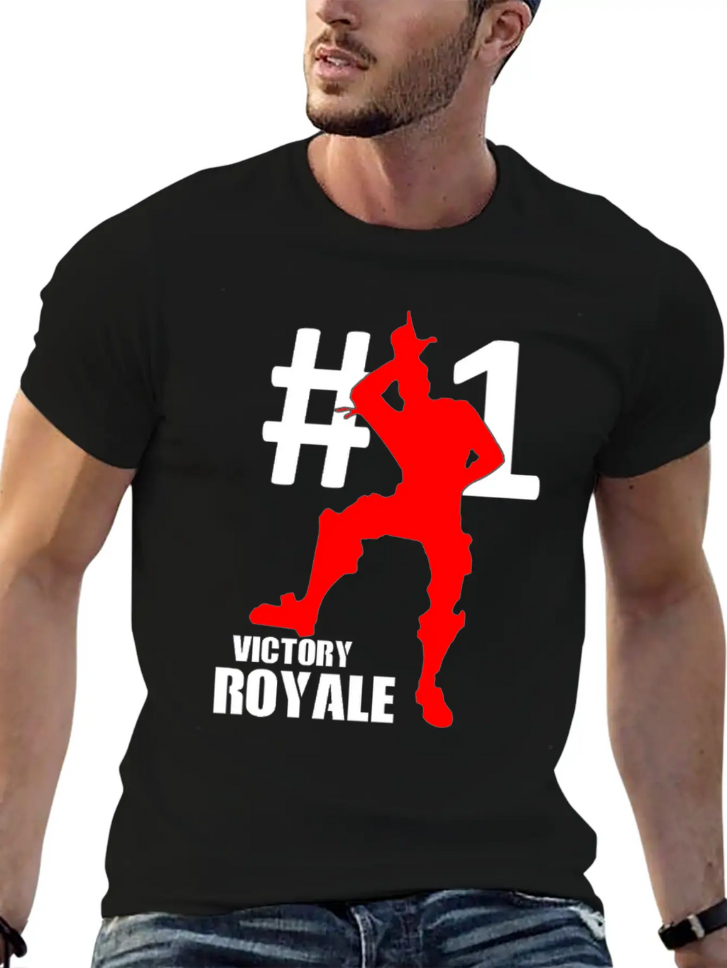 Victory Royale Battle Gaming Unisex Short Sleeve Soft Cotton T-Shirt – Casual Everyday Wear