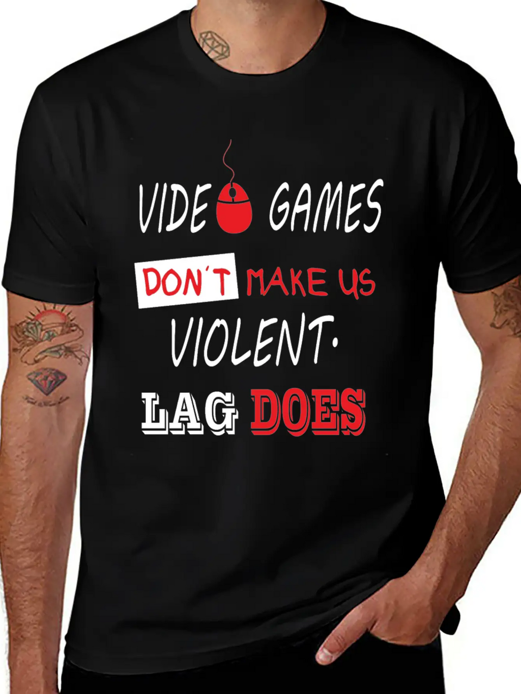 Video Games Lag Breathable Soft Cotton T-Shirt – Timeless Casual Look
