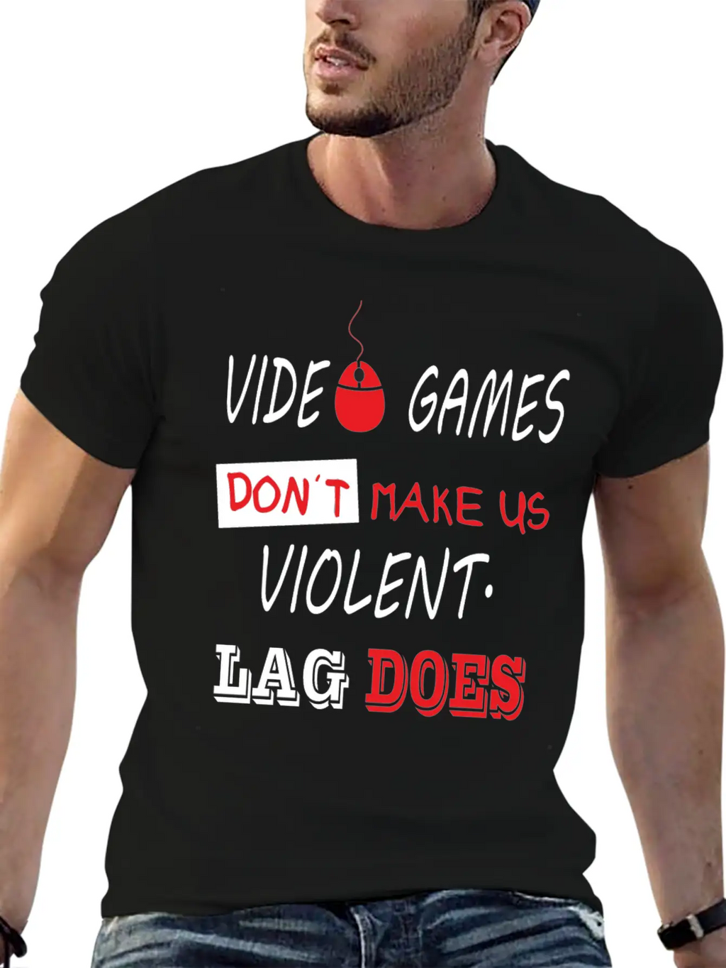 Video Games Lag Breathable Soft Cotton T-Shirt – Timeless Casual Look