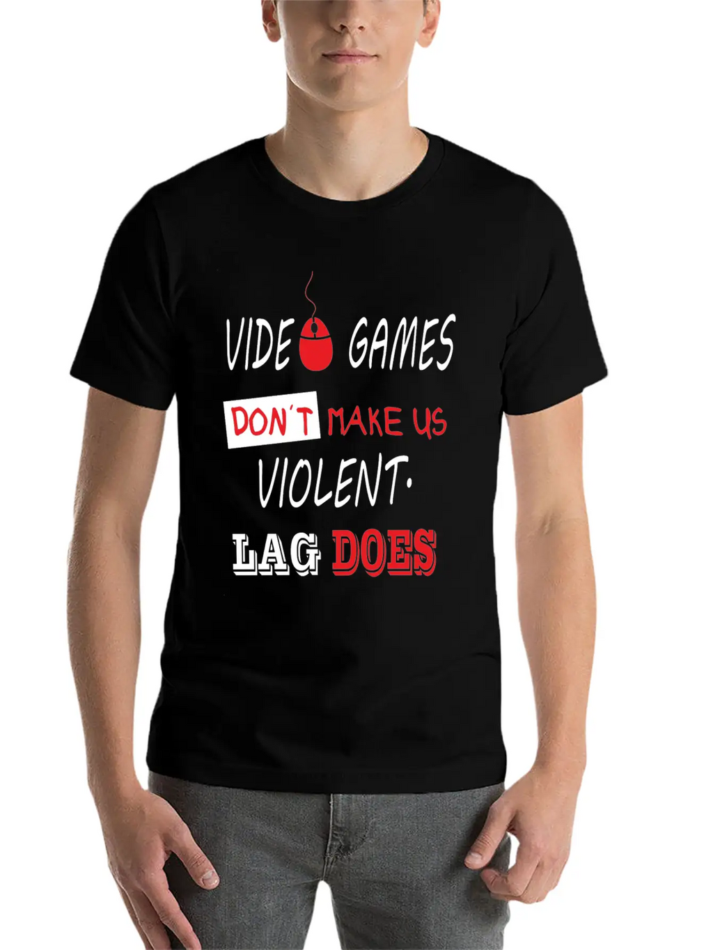 Video Games Lag Breathable Soft Cotton T-Shirt – Timeless Casual Look