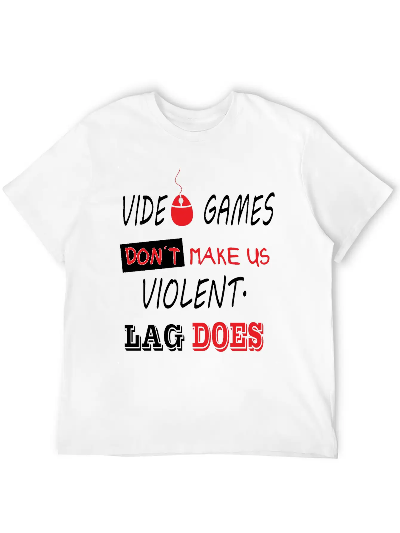 Video Games Lag Breathable Soft Cotton T-Shirt – Timeless Casual Look