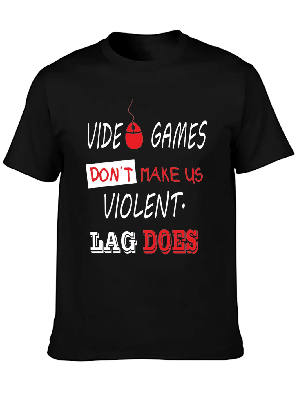 Video Games Lag Breathable Soft Cotton T-Shirt – Timeless Casual Look
