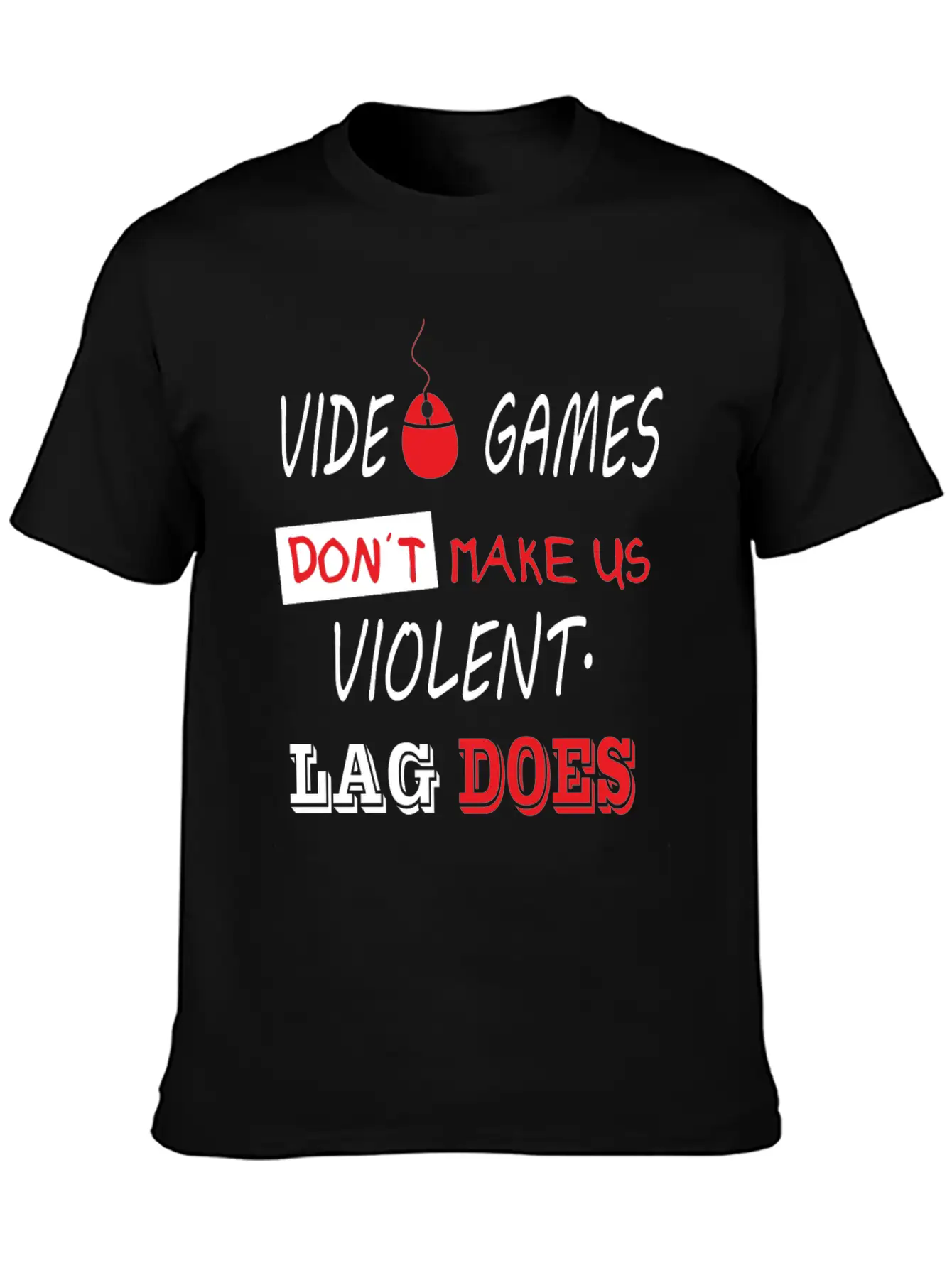 Video Games Lag Breathable Soft Cotton T-Shirt – Timeless Casual Look