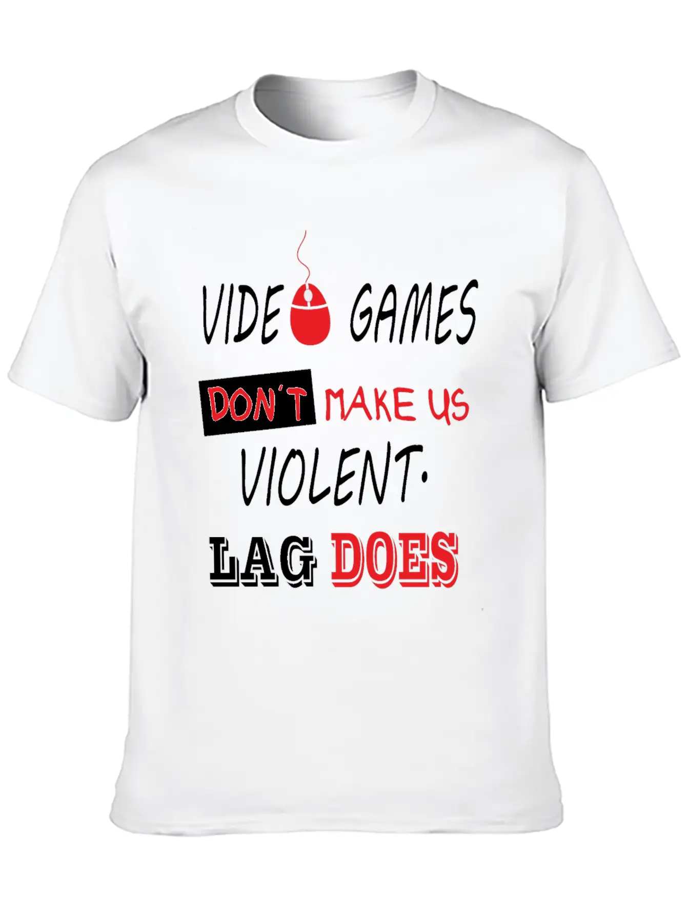 Video Games Lag Breathable Soft Cotton T-Shirt – Timeless Casual Look