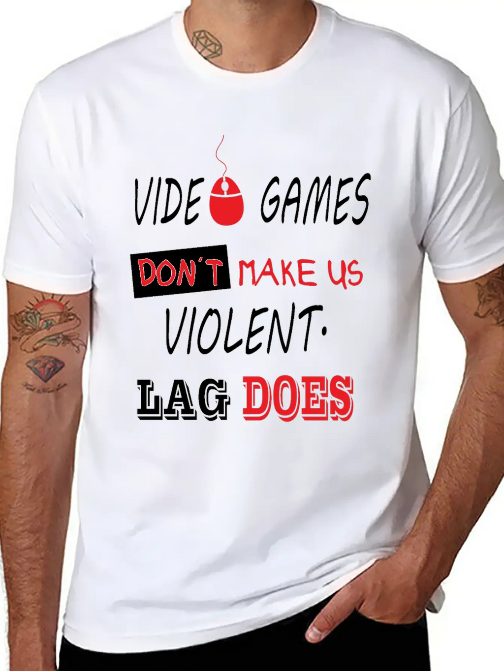 Video Games Lag Breathable Soft Cotton T-Shirt – Timeless Casual Look