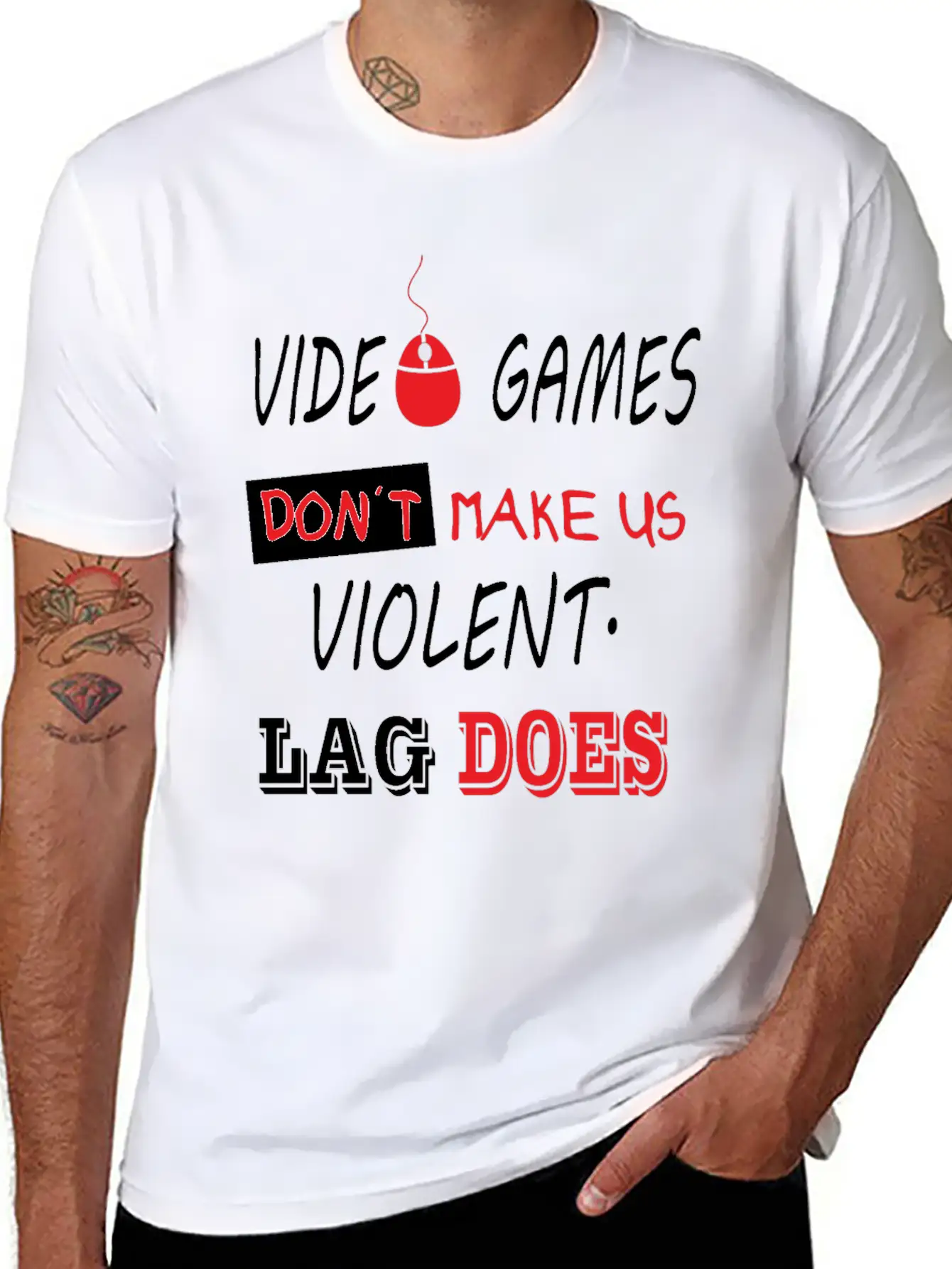 Video Games Lag Breathable Soft Cotton T-Shirt – Timeless Casual Look