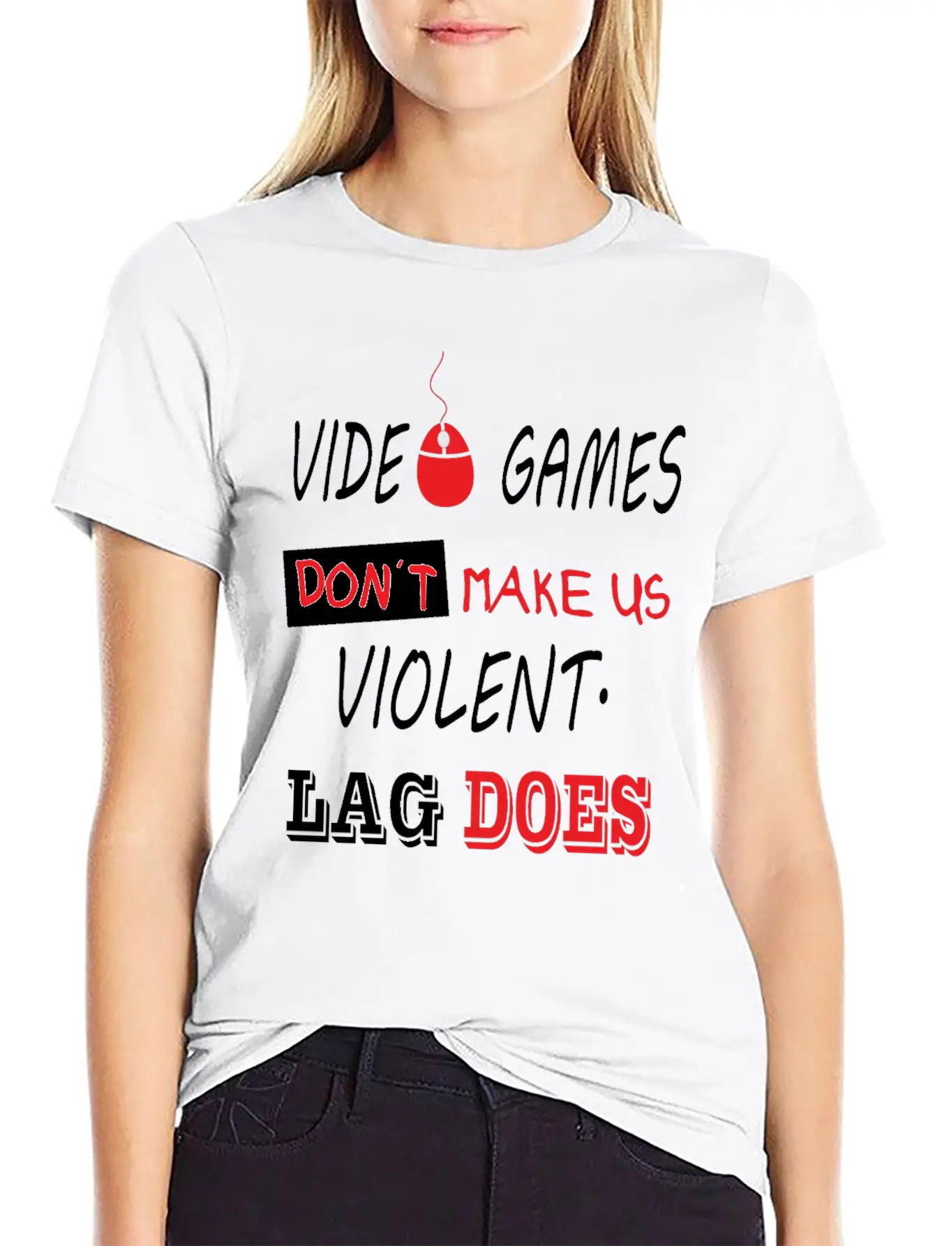 Video Games Lag Breathable Soft Cotton T-Shirt – Timeless Casual Look