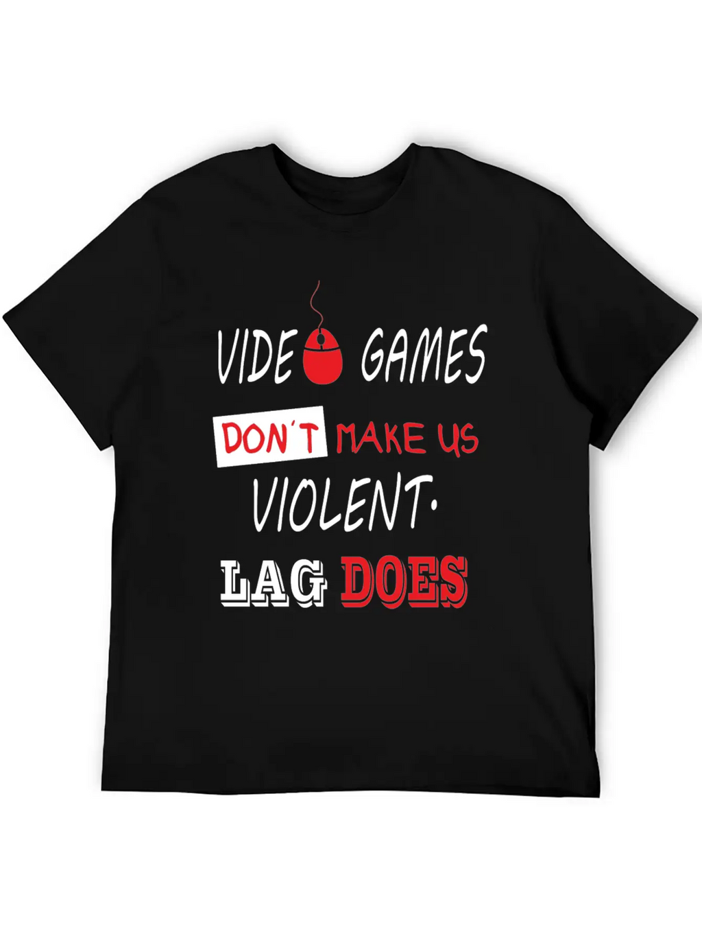 Video Games Lag Breathable Soft Cotton T-Shirt – Timeless Casual Look