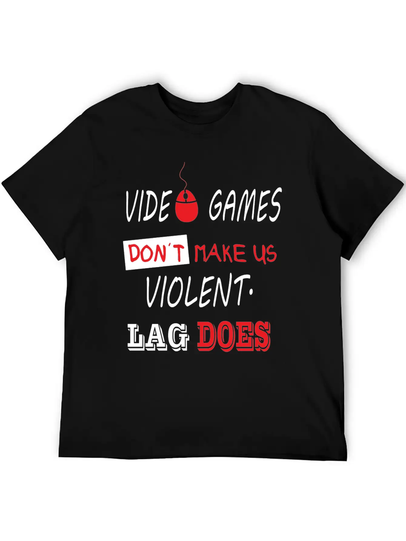 Video Games Lag Breathable Soft Cotton T-Shirt – Timeless Casual Look