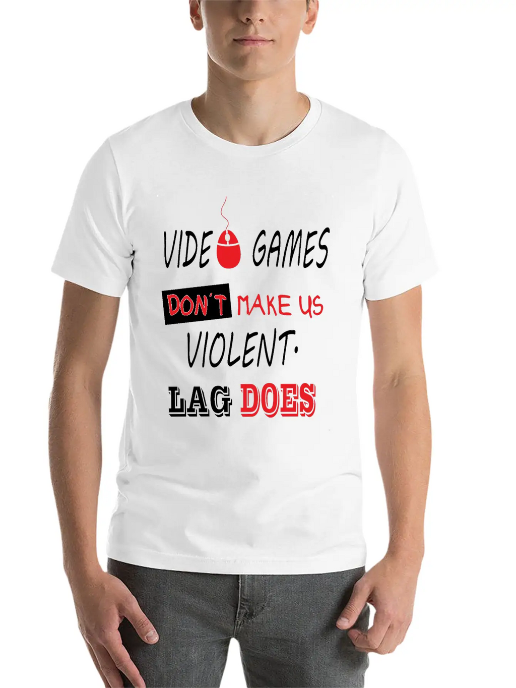 Video Games Lag Breathable Soft Cotton T-Shirt – Timeless Casual Look