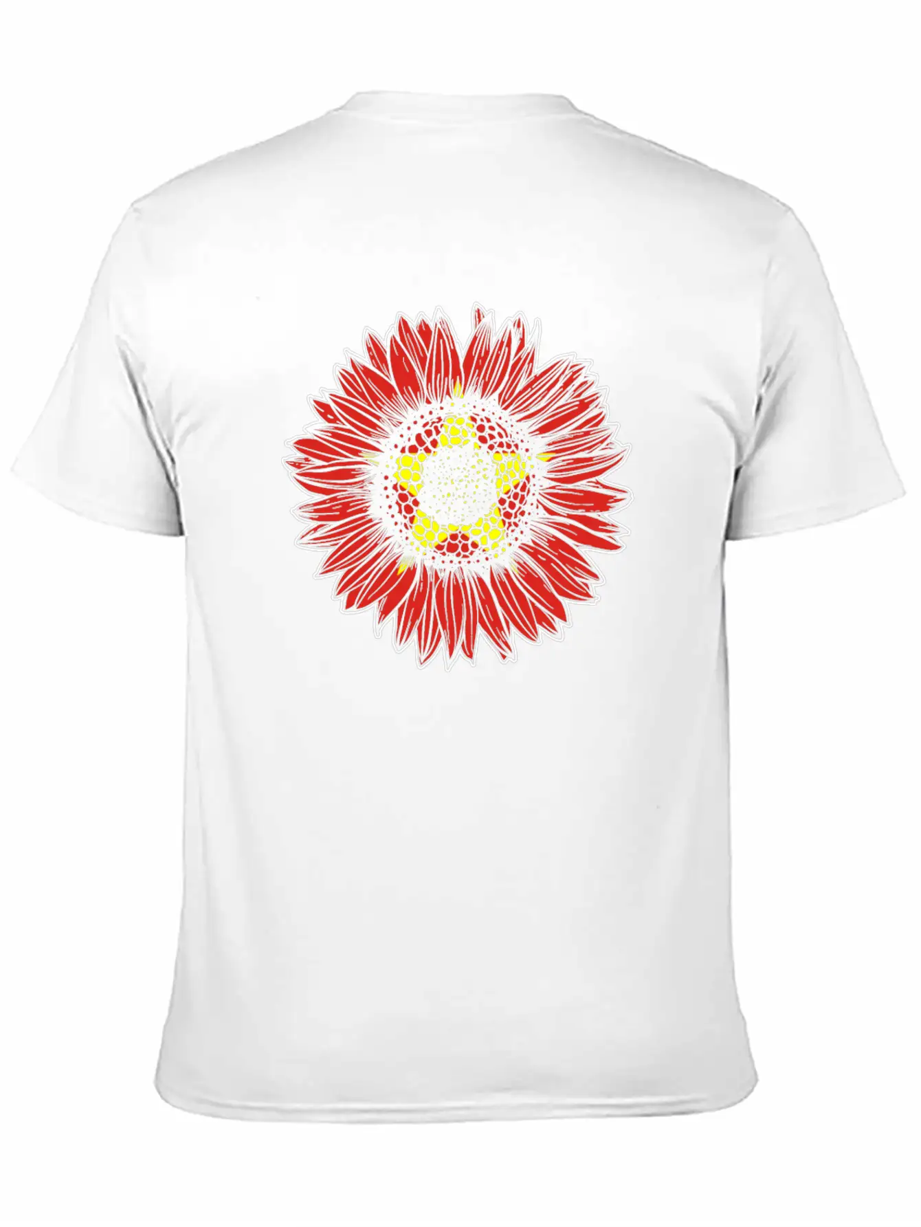 Vietnam Flag Sunflower Casual Graphic T-Shirt – Simple And Comfortable Daily Wear