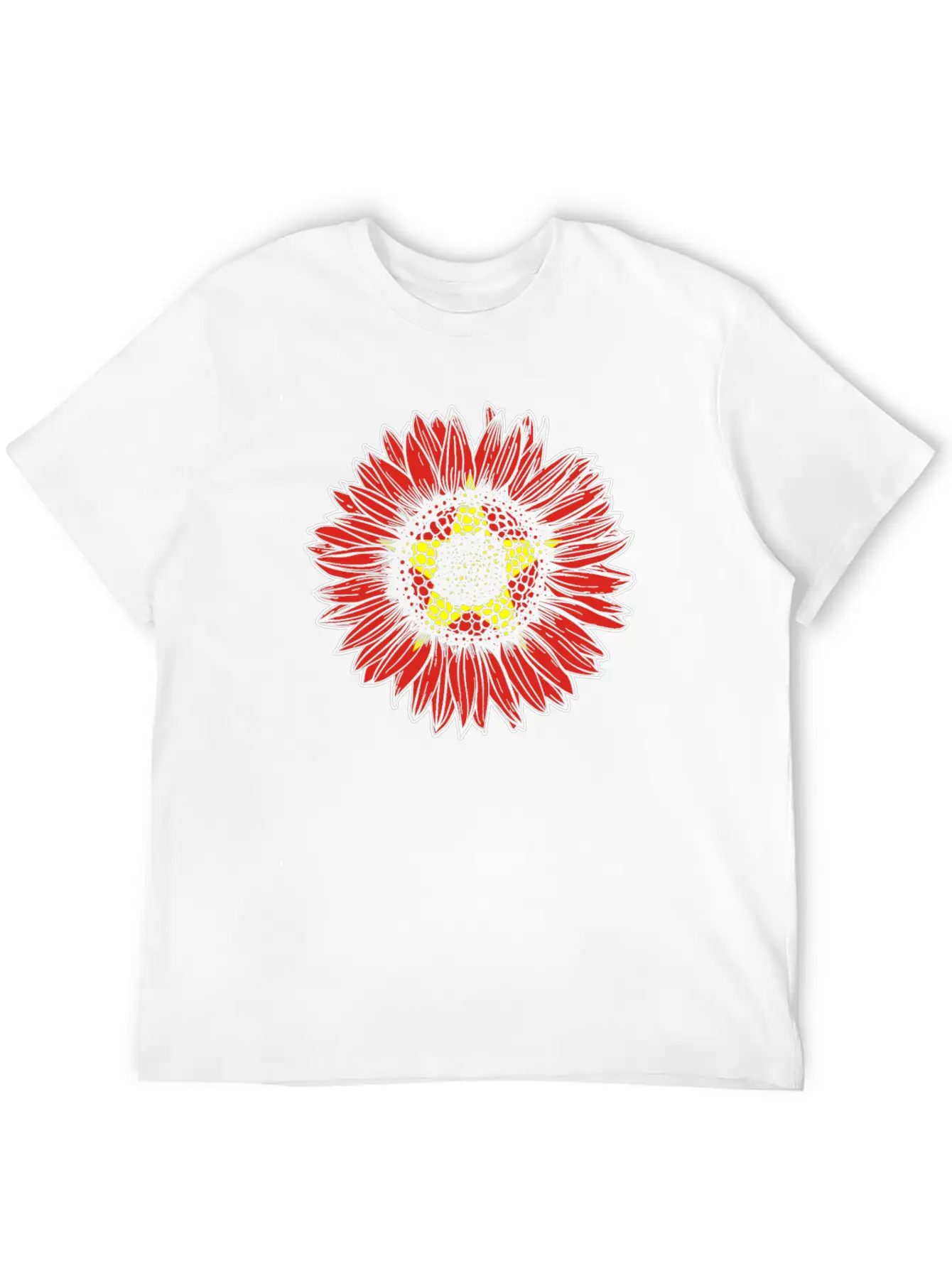 Vietnam Flag Sunflower Casual Graphic T-Shirt – Simple And Comfortable Daily Wear