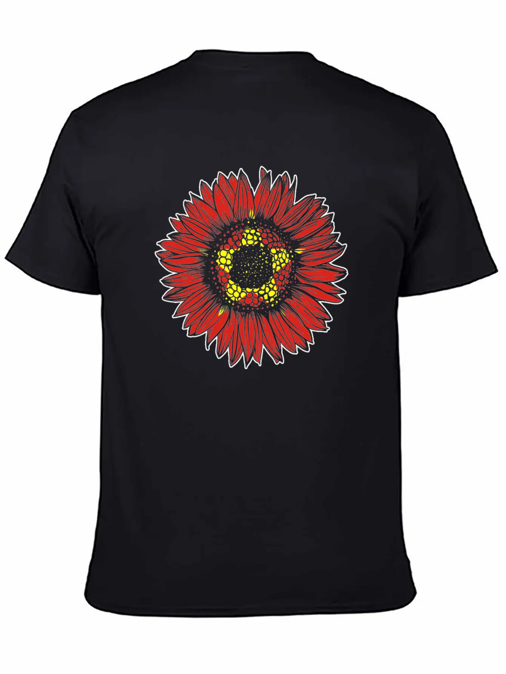Vietnam Flag Sunflower Casual Graphic T-Shirt – Simple And Comfortable Daily Wear
