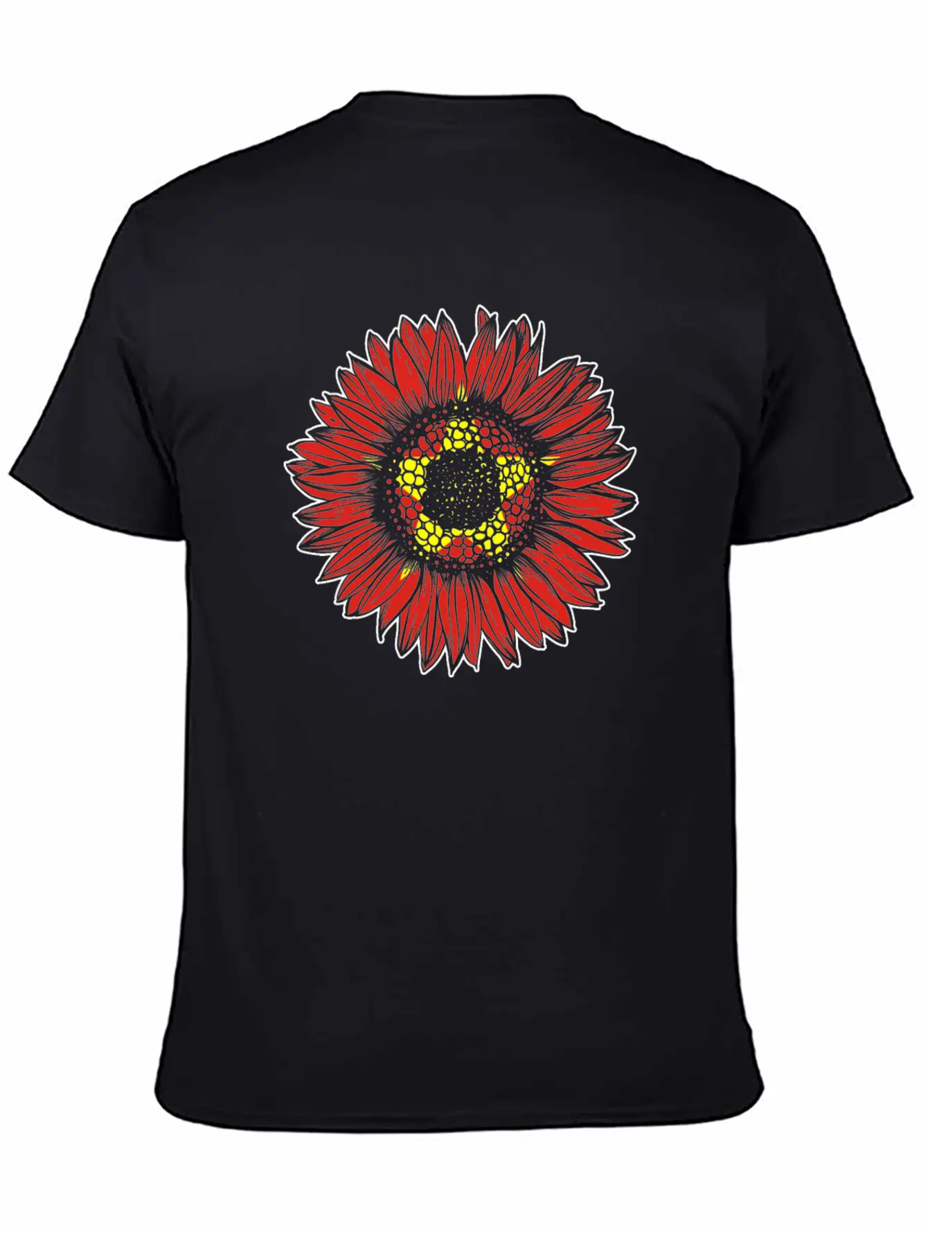 Vietnam Flag Sunflower Casual Graphic T-Shirt – Simple And Comfortable Daily Wear