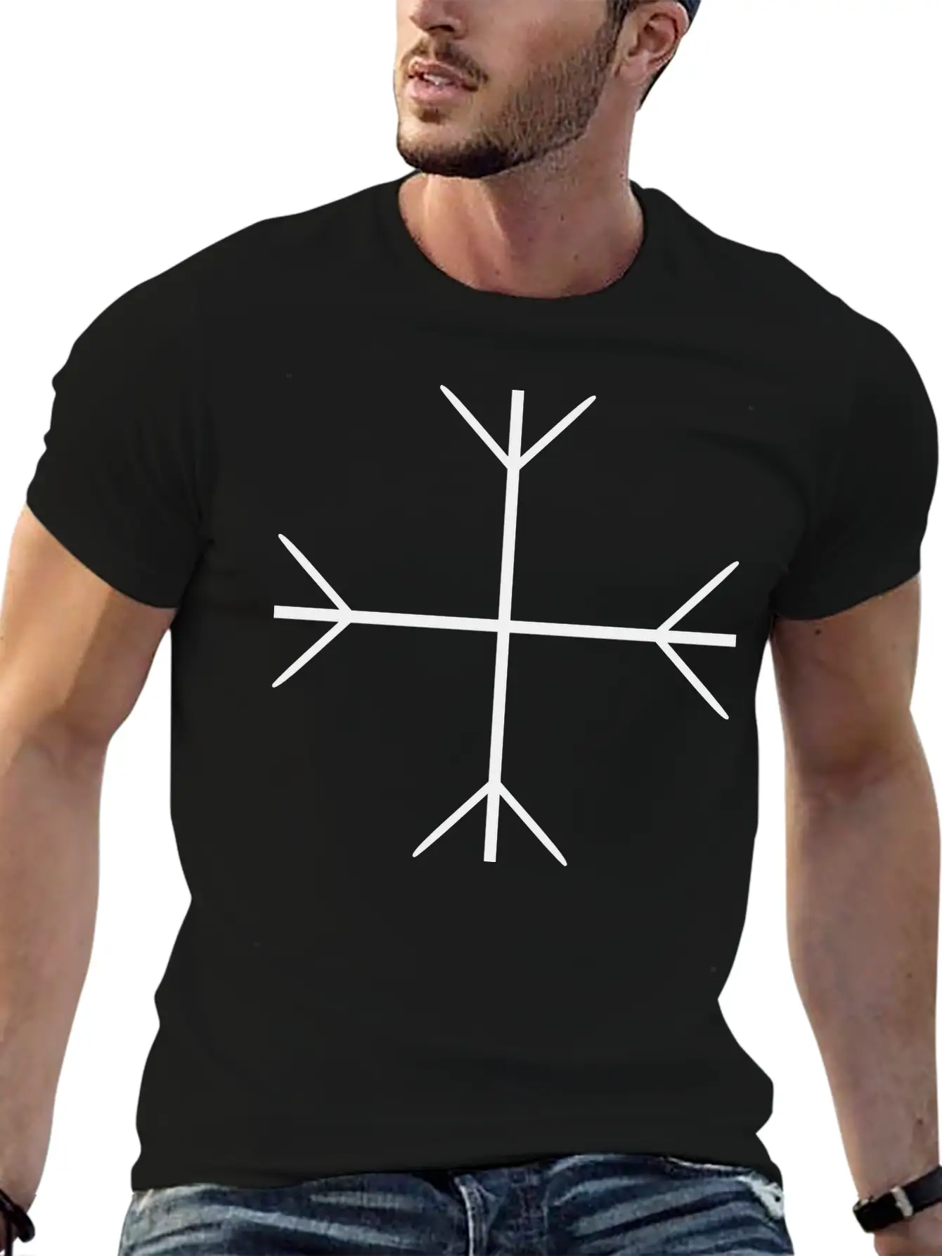 Viking Protection Rune Breathable Soft Cotton T-Shirt – Timeless Casual Look