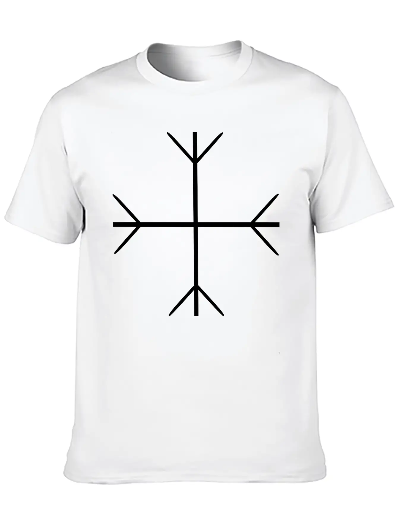 Viking Protection Rune Breathable Soft Cotton T-Shirt – Timeless Casual Look