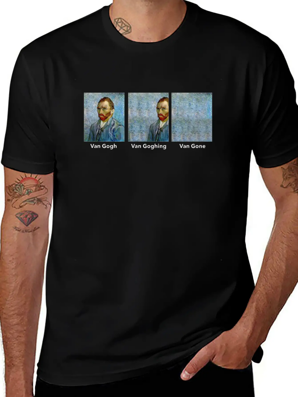 Vincent Van Gogh Essential Cotton Tee For Daily Outfits – Unisex Style