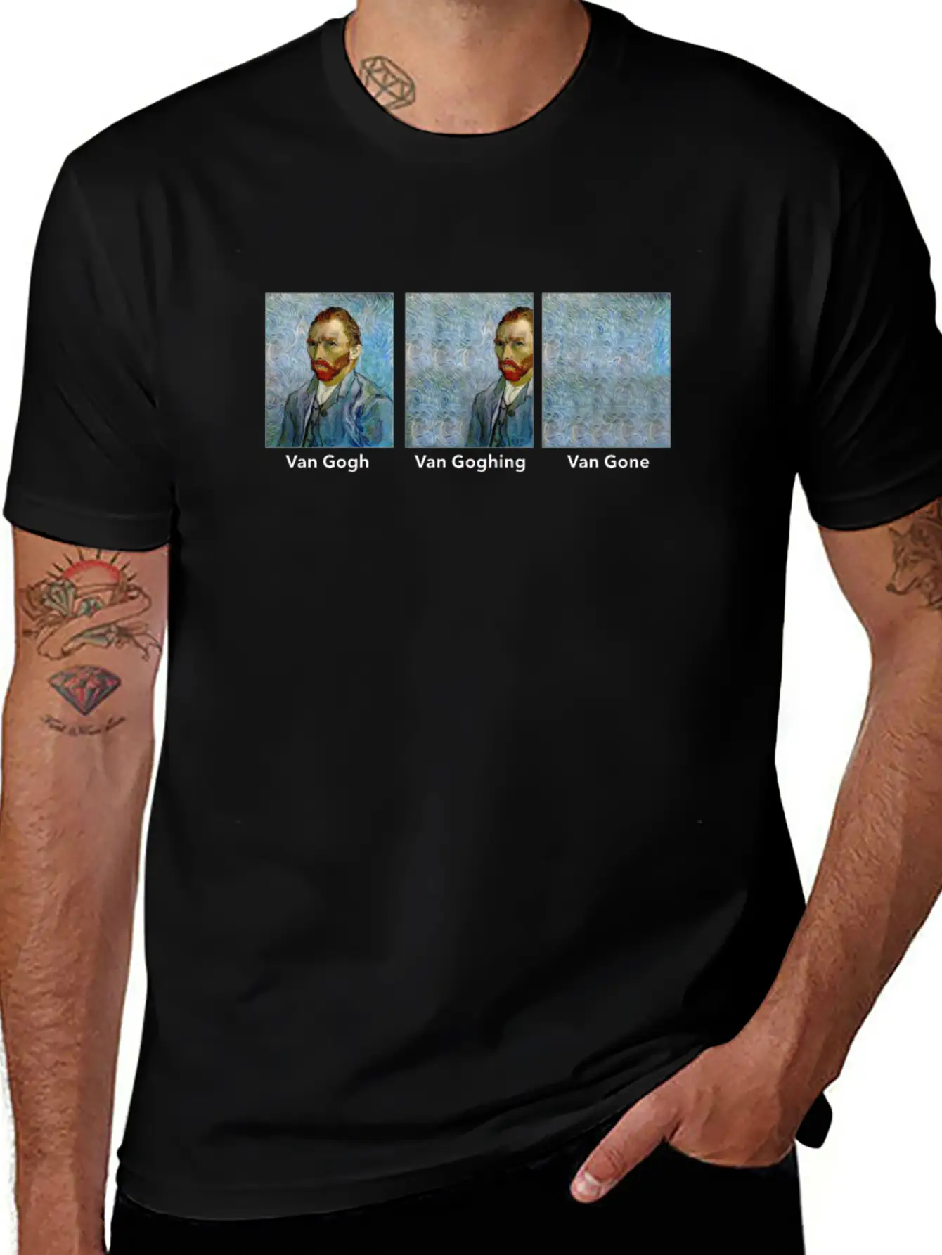 Vincent Van Gogh Essential Cotton Tee For Daily Outfits – Unisex Style