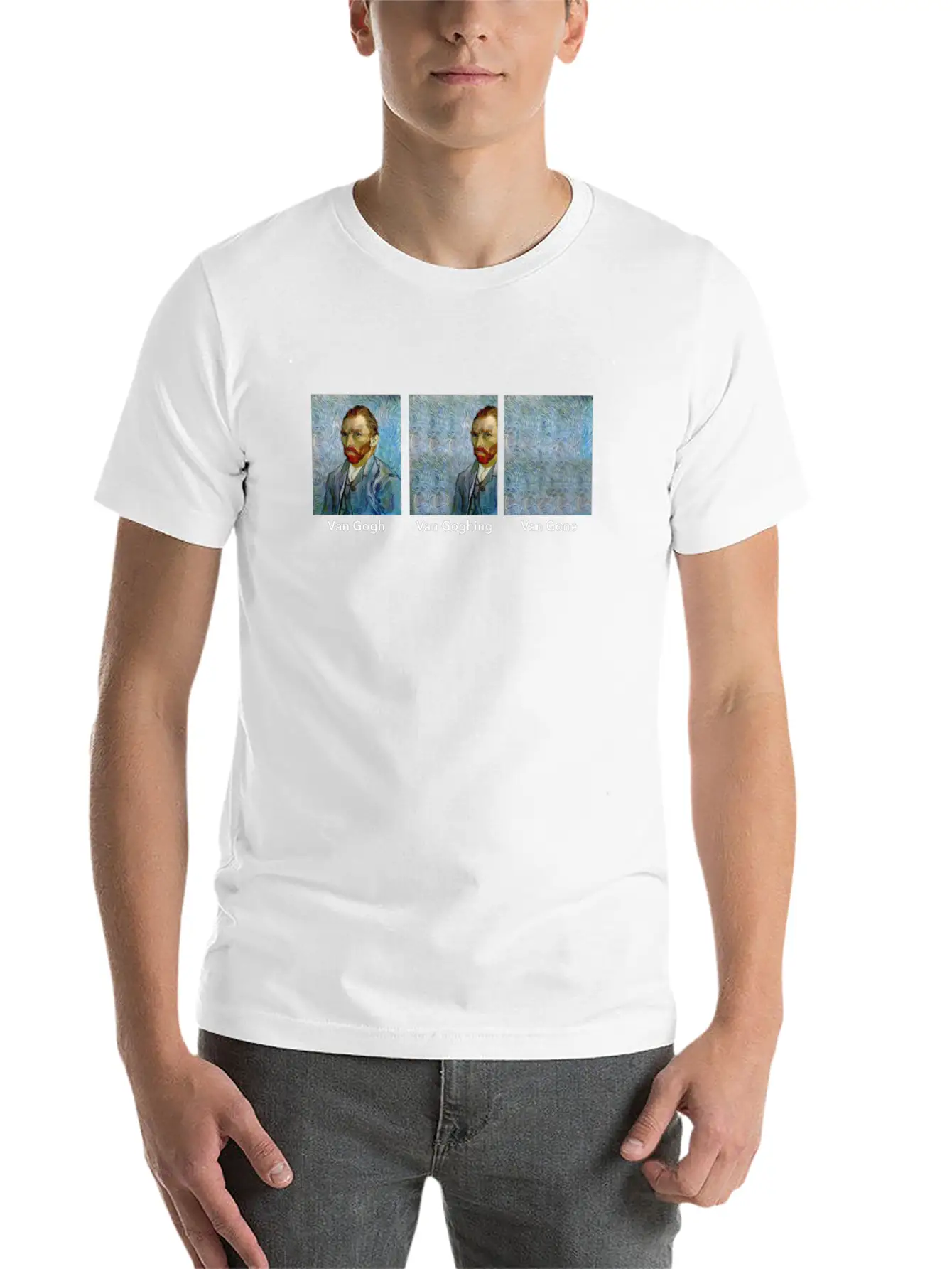 Vincent Van Gogh Essential Cotton Tee For Daily Outfits – Unisex Style