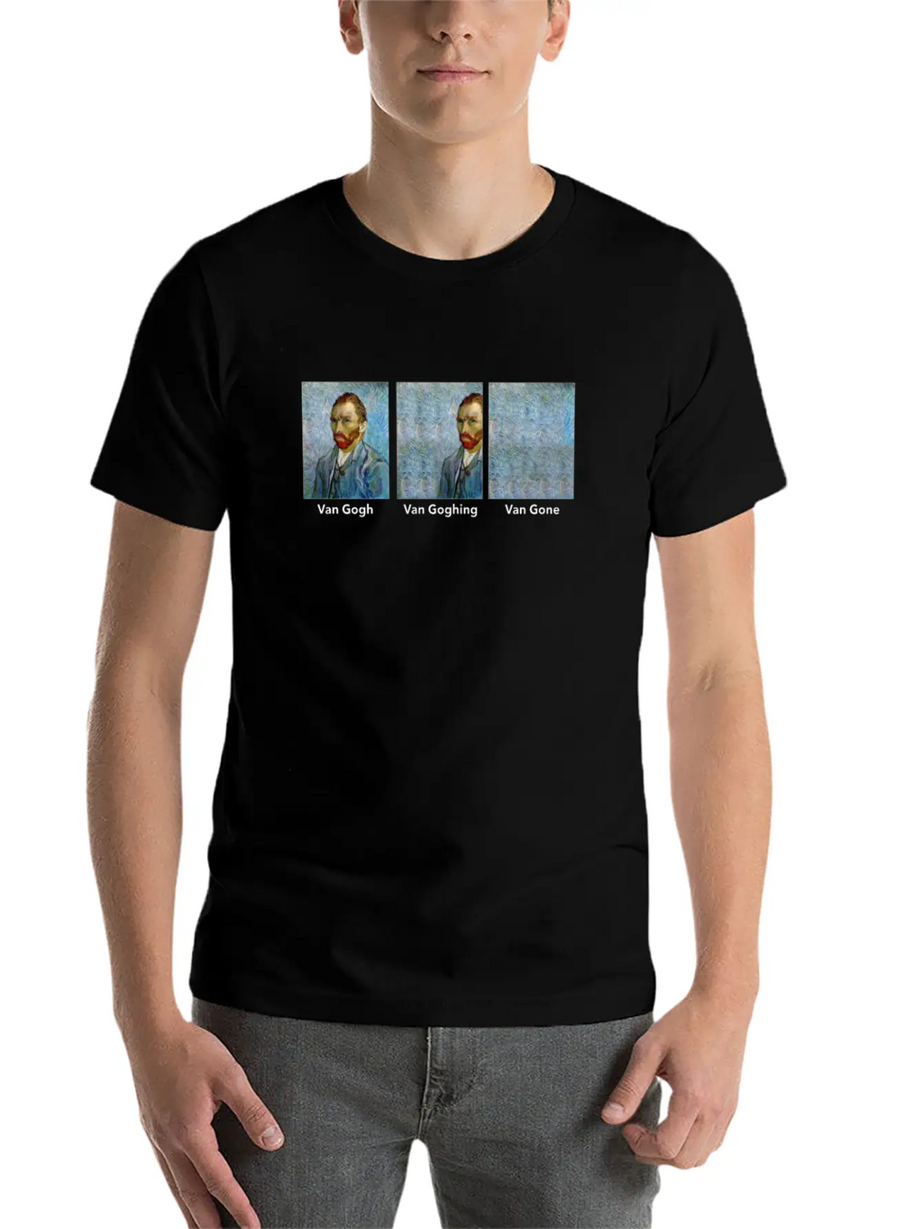 Vincent Van Gogh Essential Cotton Tee For Daily Outfits – Unisex Style