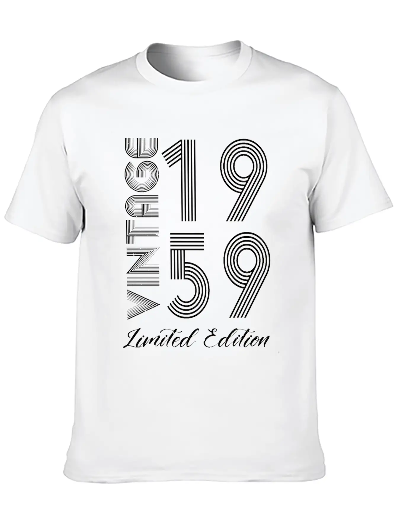 Vintage 1959 Vintage Birthday Retro Vintage Unisex Casual T-Shirt – Clean Design For Daily Comfort