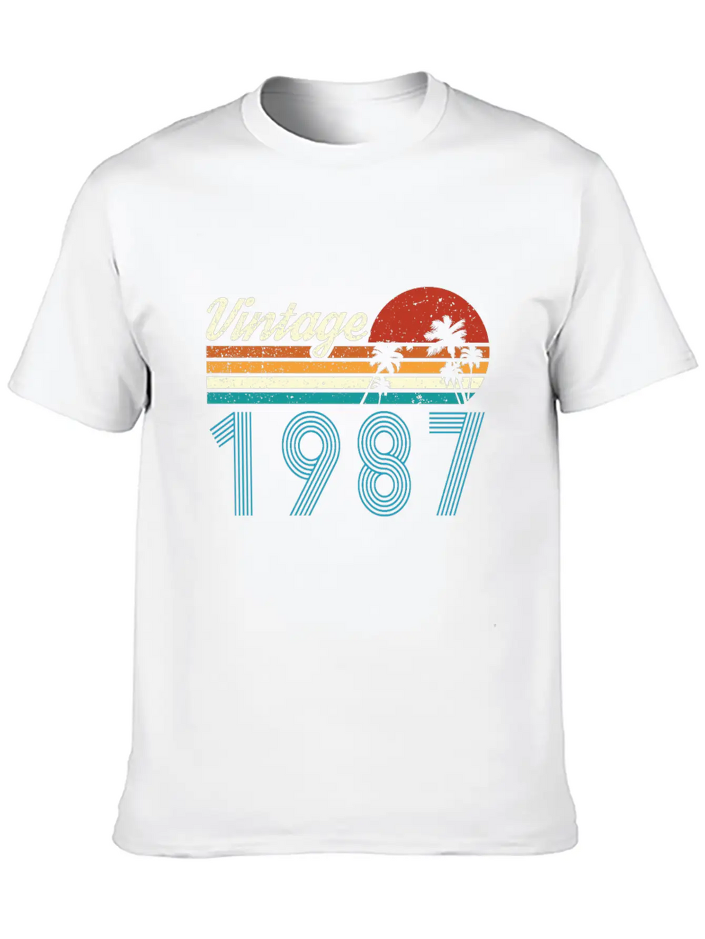 Vintage 1987 Vintage Birthday Retro Vintage Classic Fit Graphic Tee For Daily Comfort – Unisex Cotton Shirt