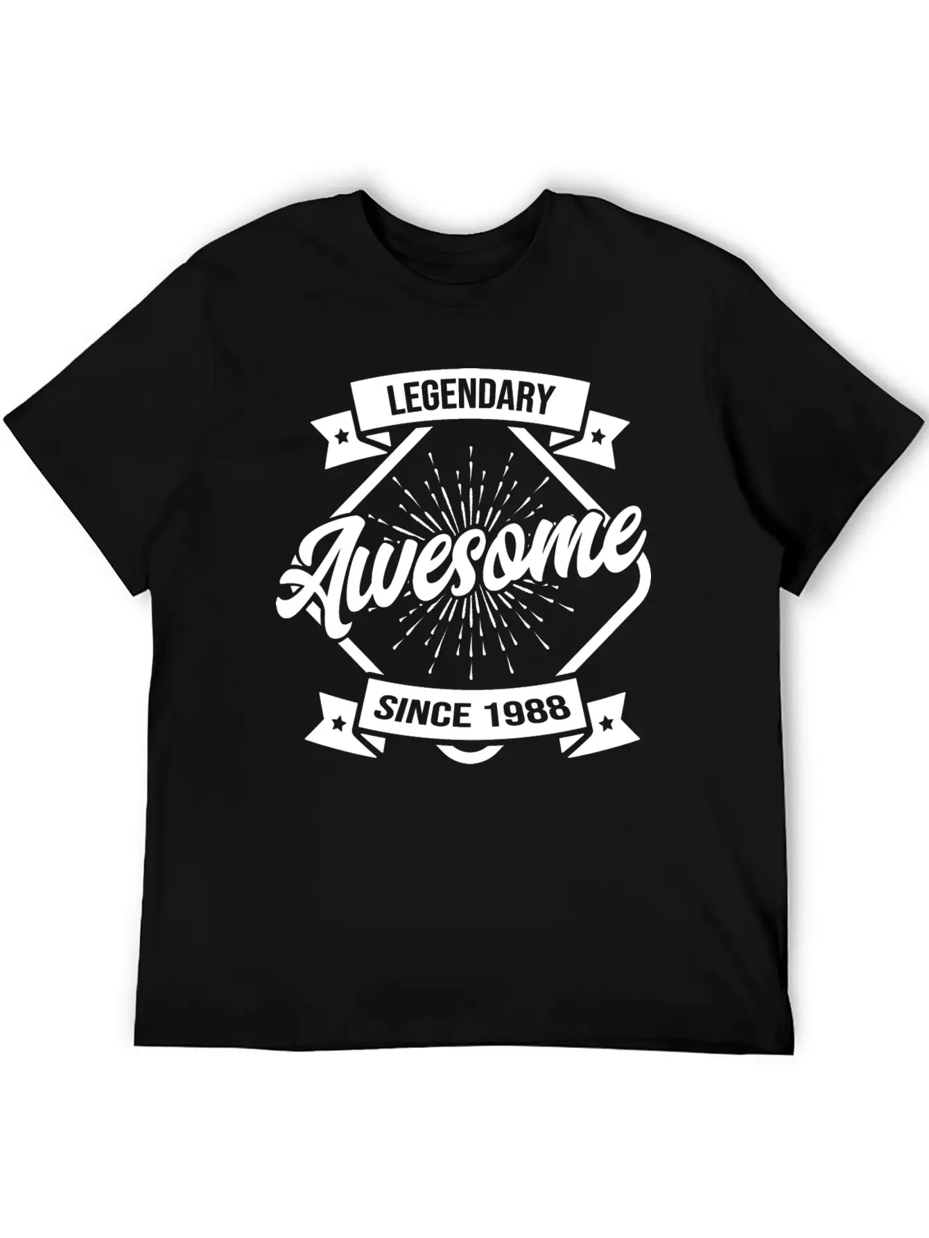 Vintage 1988 Birthday Awesome Retro Vintage Casual Graphic T-Shirt – Simple And Comfortable Daily Wear