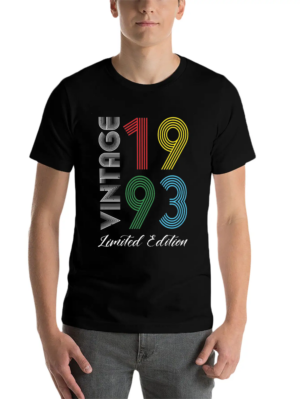 Vintage 1993 Vintage Birthday Retro Vintage Stylish Everyday T-Shirt – Unisex Basic Cotton Tee