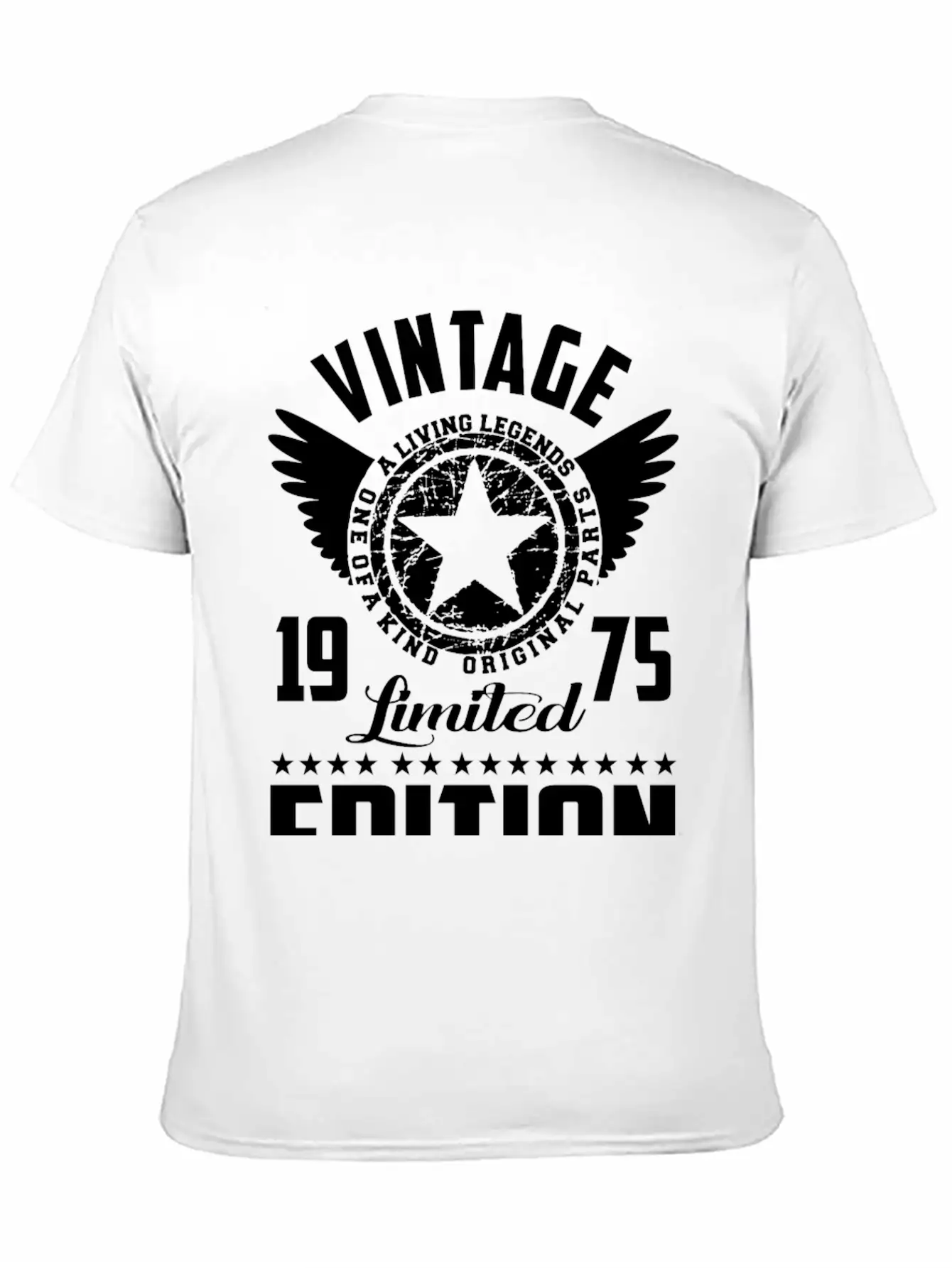 VINTAGE 75 A.png Unisex Short Sleeve Soft Cotton T-Shirt – Casual Everyday Wear
