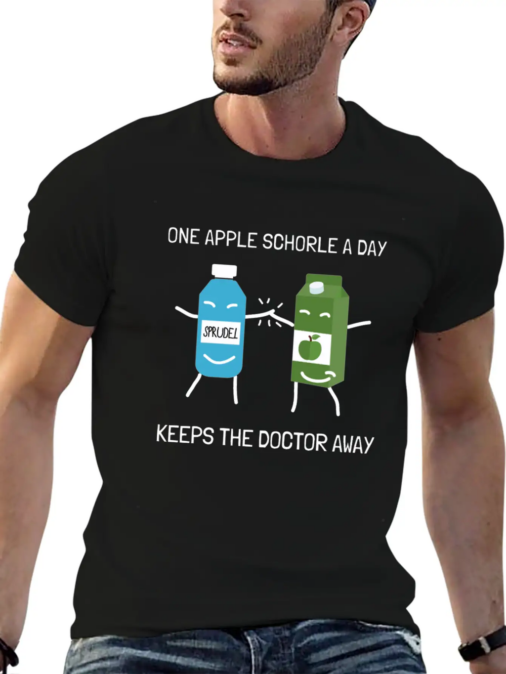 Vintage Apple Juice Fruitarian Vegan Nutrition Unisex Casual T-Shirt – Clean Design For Daily Comfort