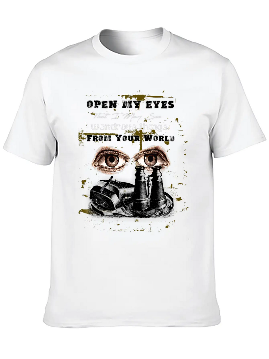 Vintage Binoculars Unisex Casual T-Shirt – Clean Design For Daily Comfort